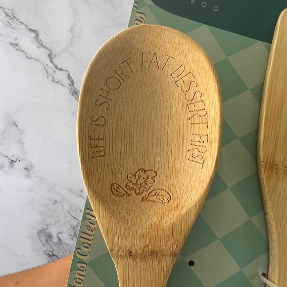 BNWT Core Bamboo Set of 3 Bamboo Utensils, Expressions Collection - Picture 4 of 5